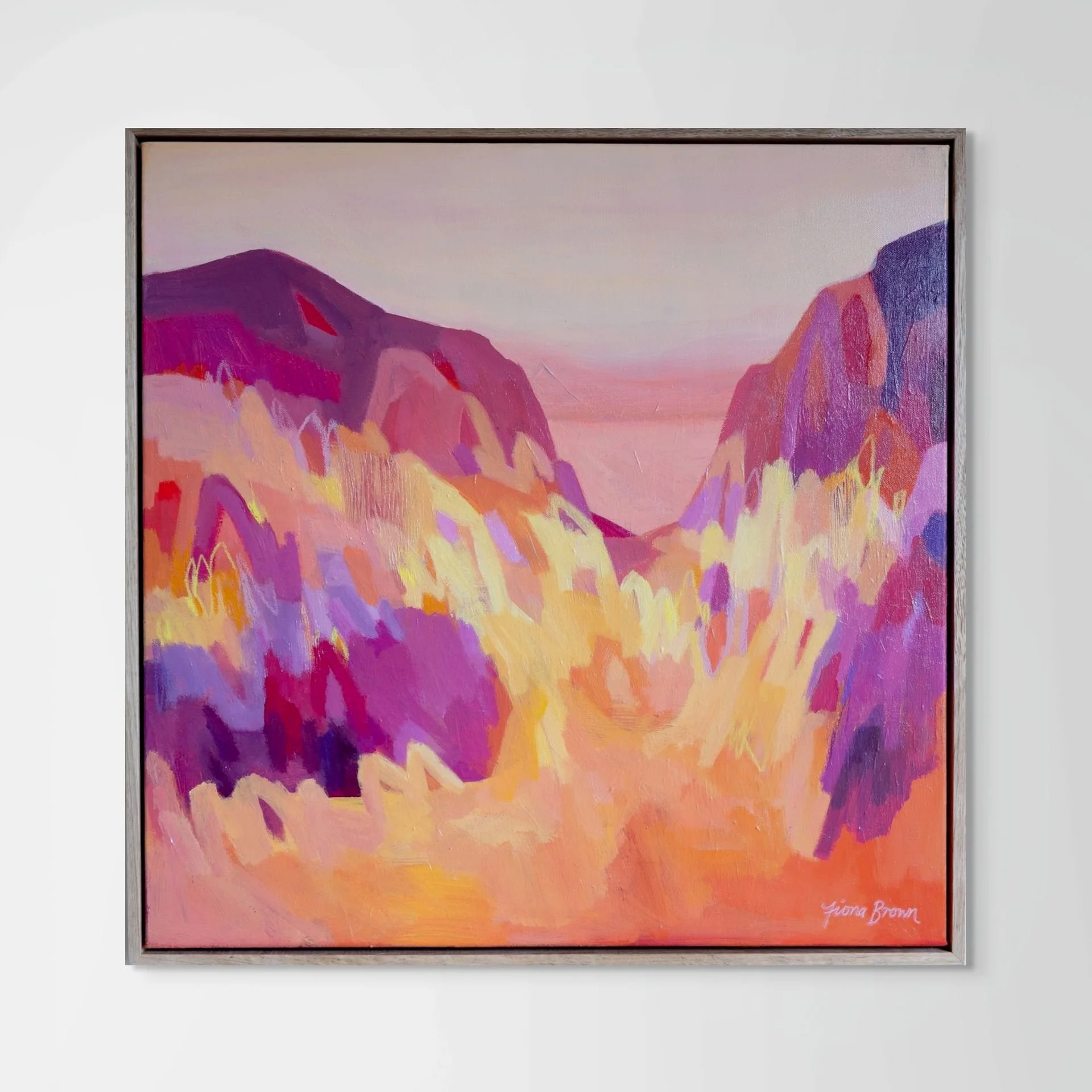 Golden Hour 64x64cm/24x24" (Framed)