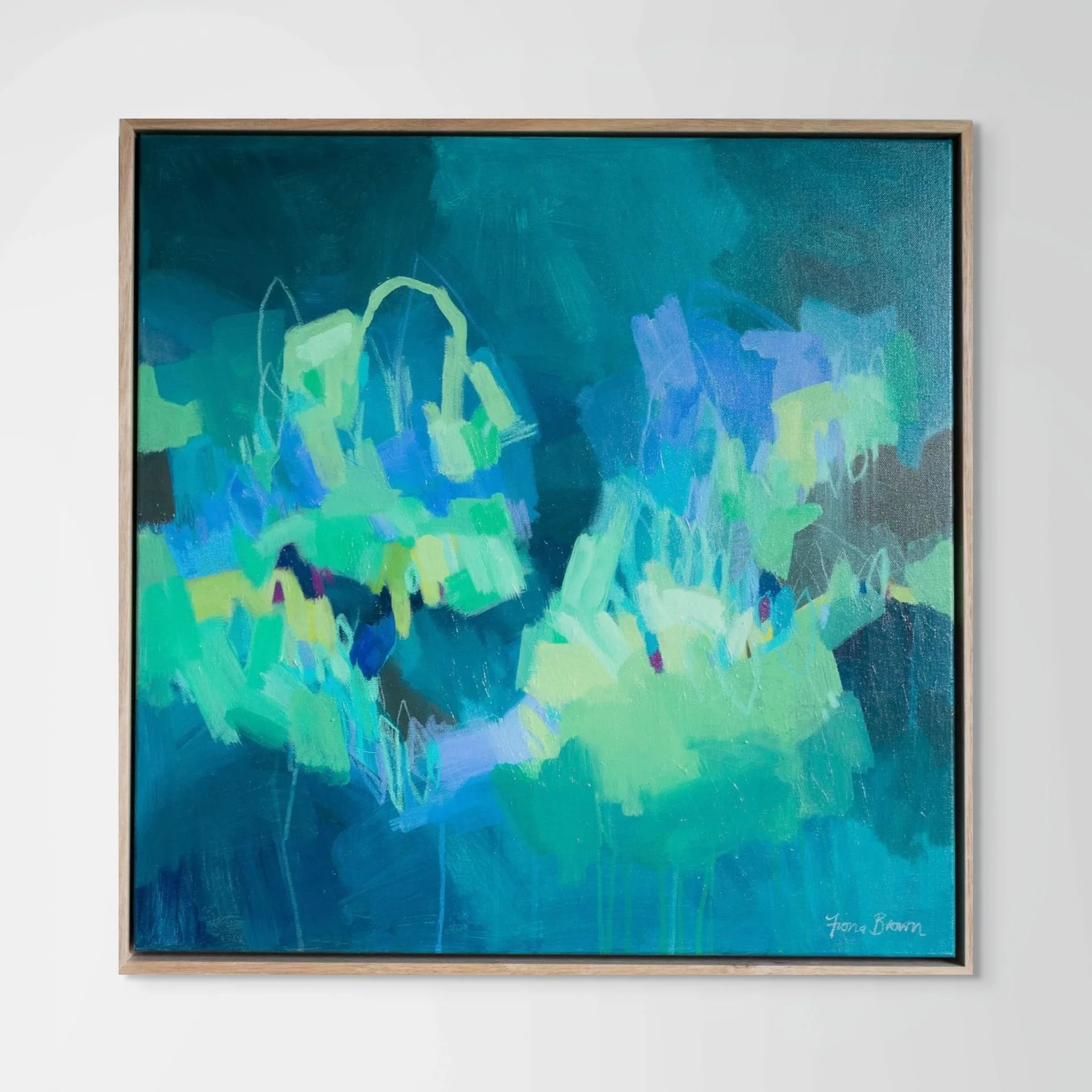 Spirited 64x64cm/24x24" (Framed)