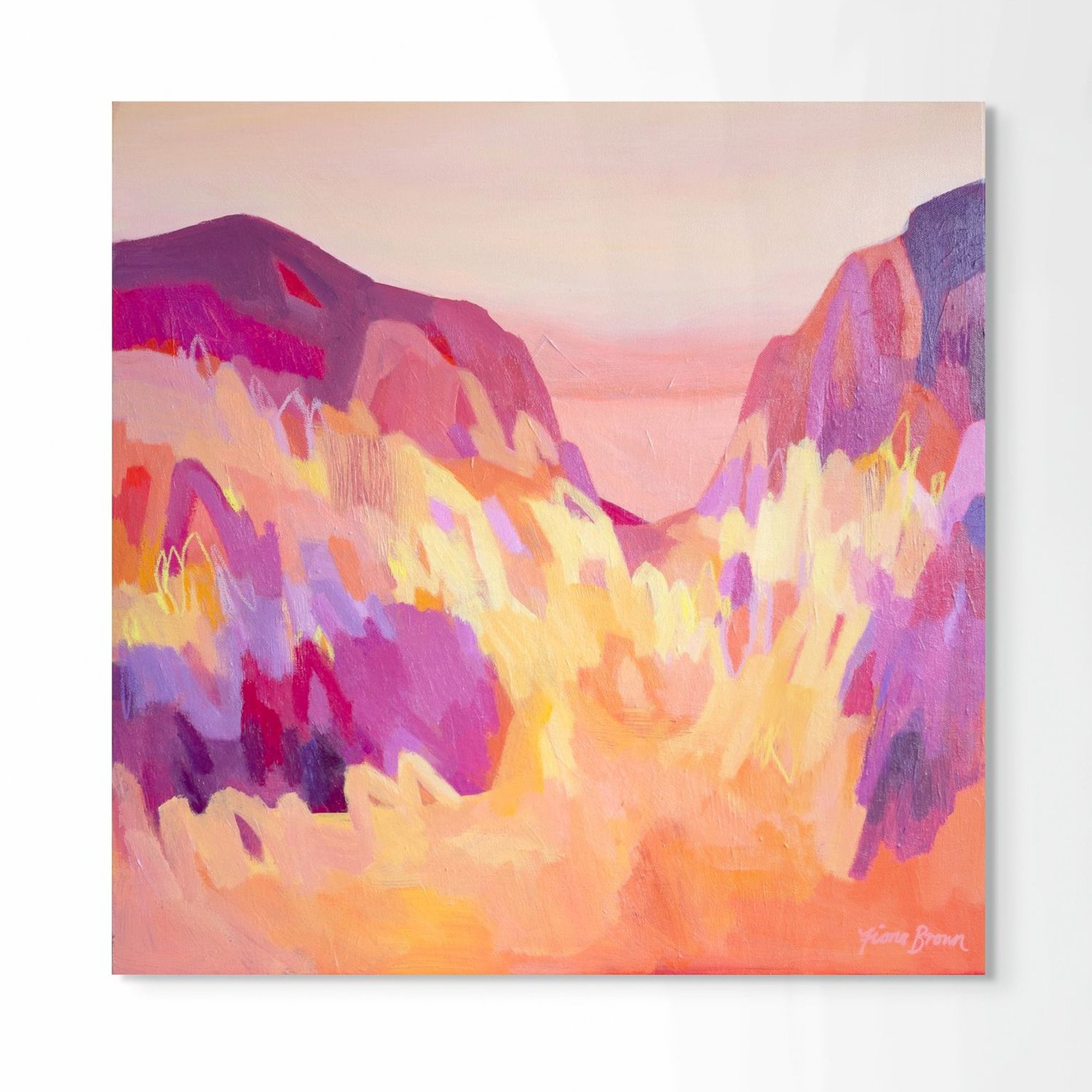 Golden Hour 64x64cm/24x24"