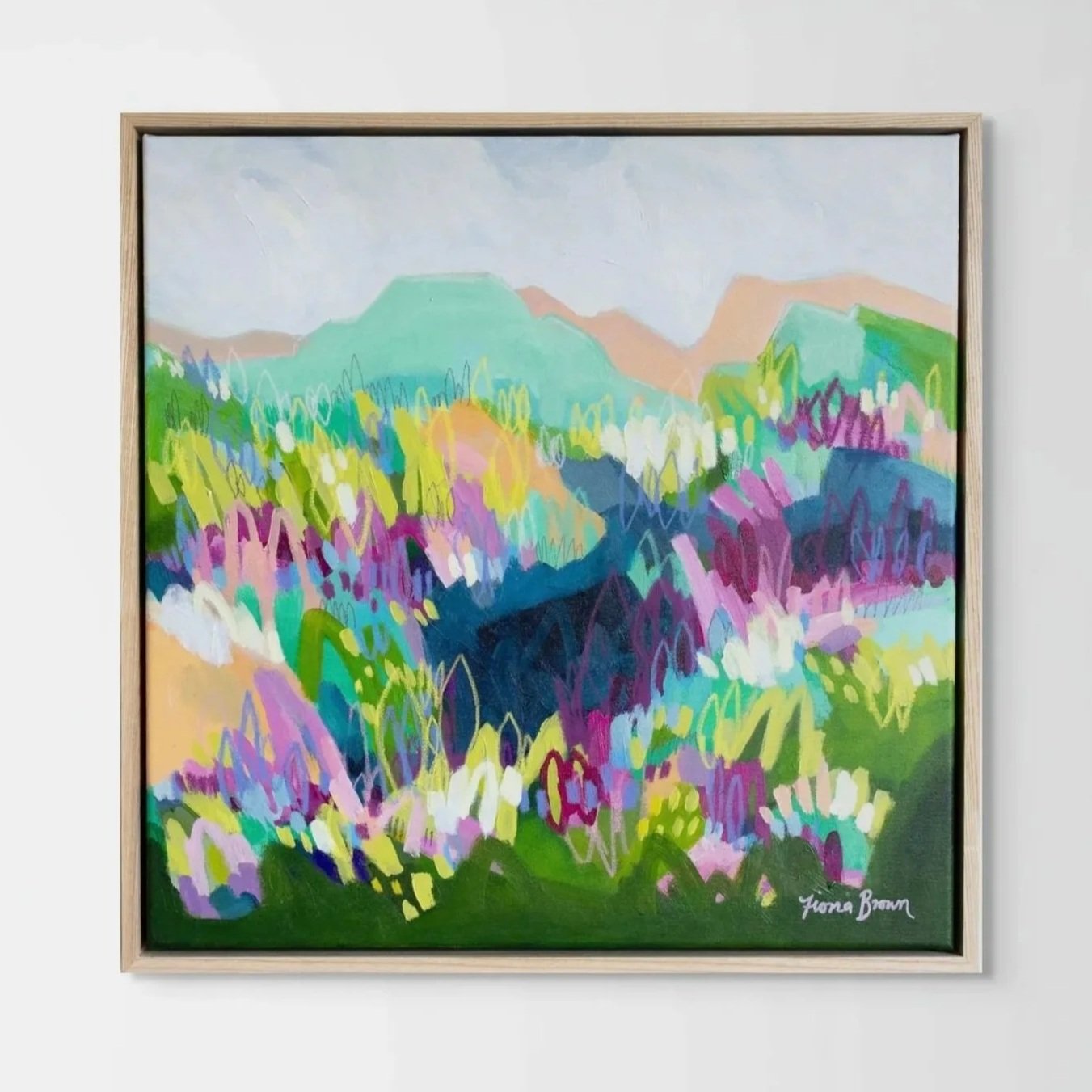 Awake My Soul (Framed) 53x53cm/20.8x20.8"