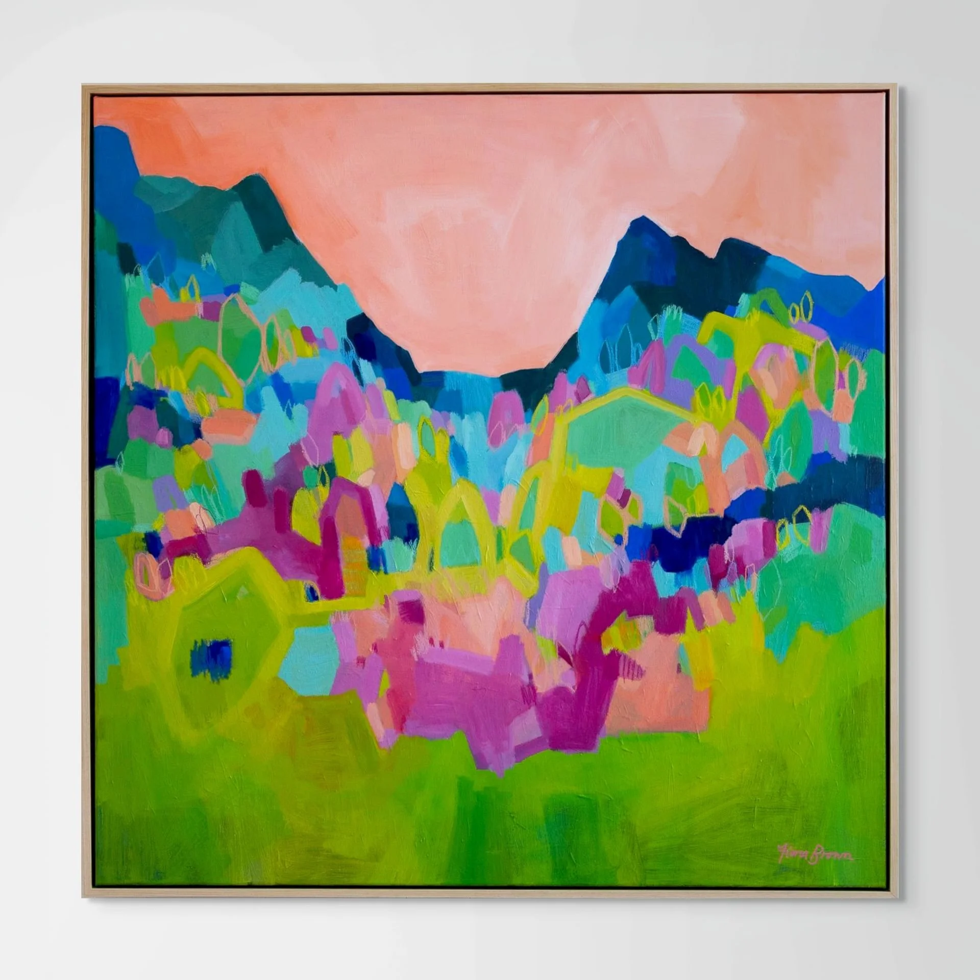 'Oh, the possibilities' 103x103cm