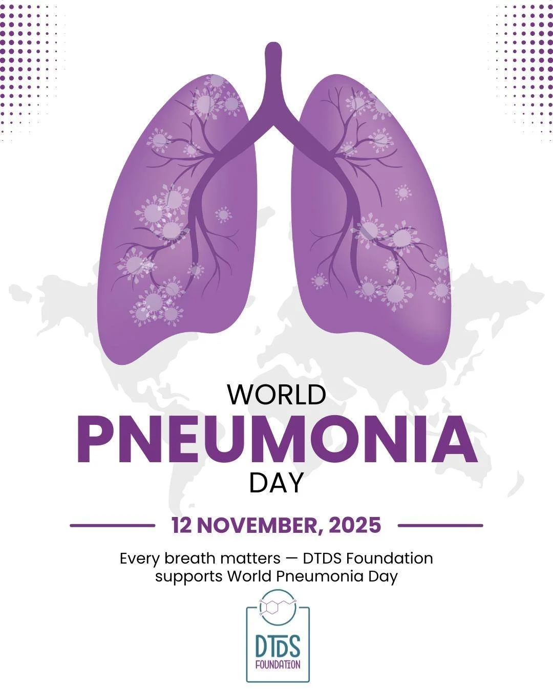 🌍 Today is World Pneumonia Day 🌍

For individuals living with Dopamine Transporter Deficiency Syndrome (DTDS), pneumonia isn&rsquo;t just another illness &mdash; it&rsquo;s one of the leading causes of medical emergencies and loss of life.

Because