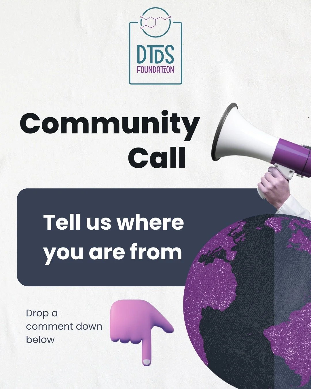 The DTDS community reaches across borders &mdash; families, researchers, and supporters from around the world working toward the same goal: a cure. 🌍💛
Drop your country or state in the comments so we can see how far our rare community extends! 🖤
#
