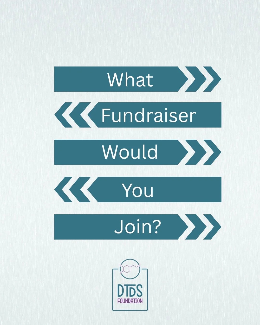 We want to hear from YOU! 

As the DTDS Foundation continues growing, we&rsquo;re brainstorming future fundraising ideas &mdash; and community input matters.

Which fundraiser would you be most likely to participate in?
What would you love to see us 