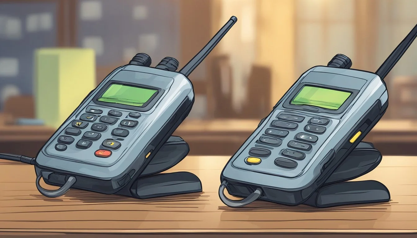 Walkie-Talkies and Unexpected Voices During Investigations