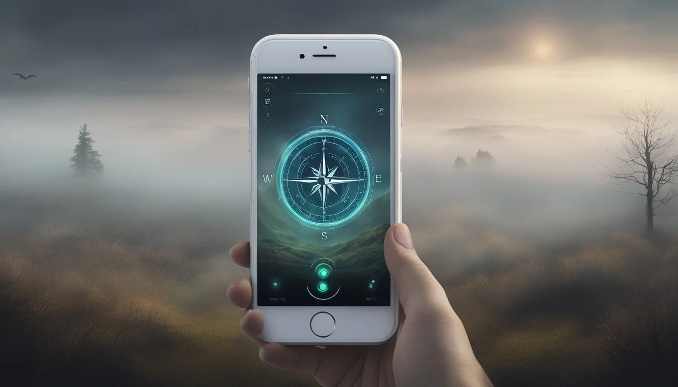 Using Compass Apps to Detect Magnetic Anomalies in Haunted Sites