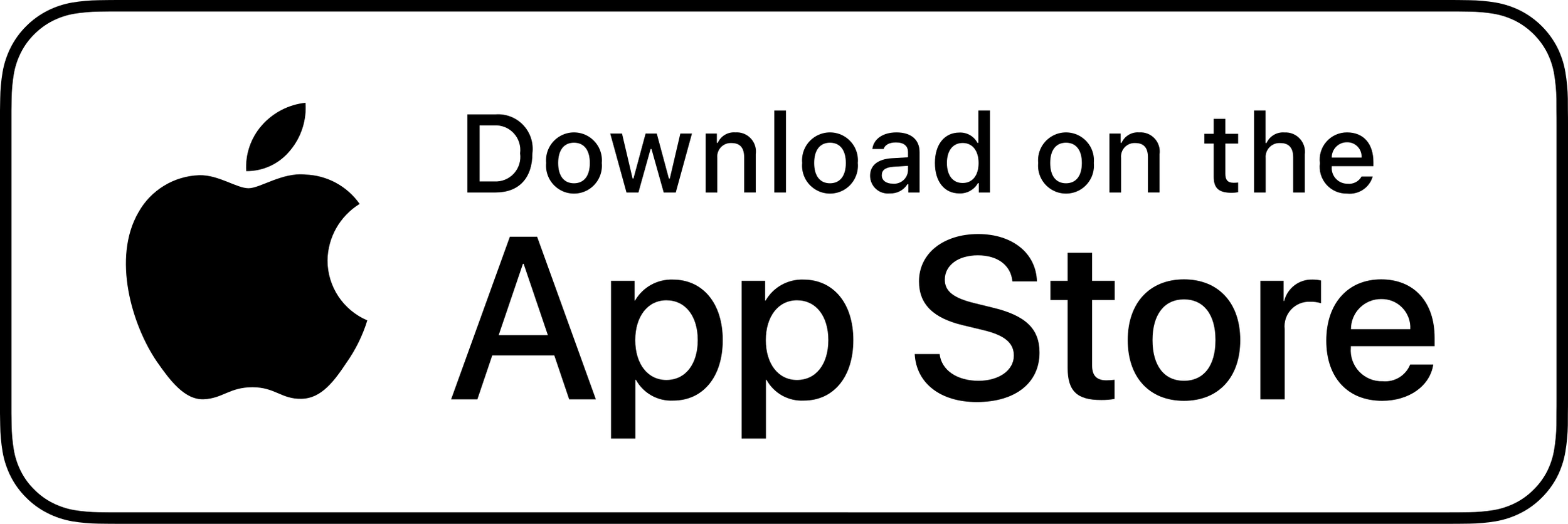 App Store download button