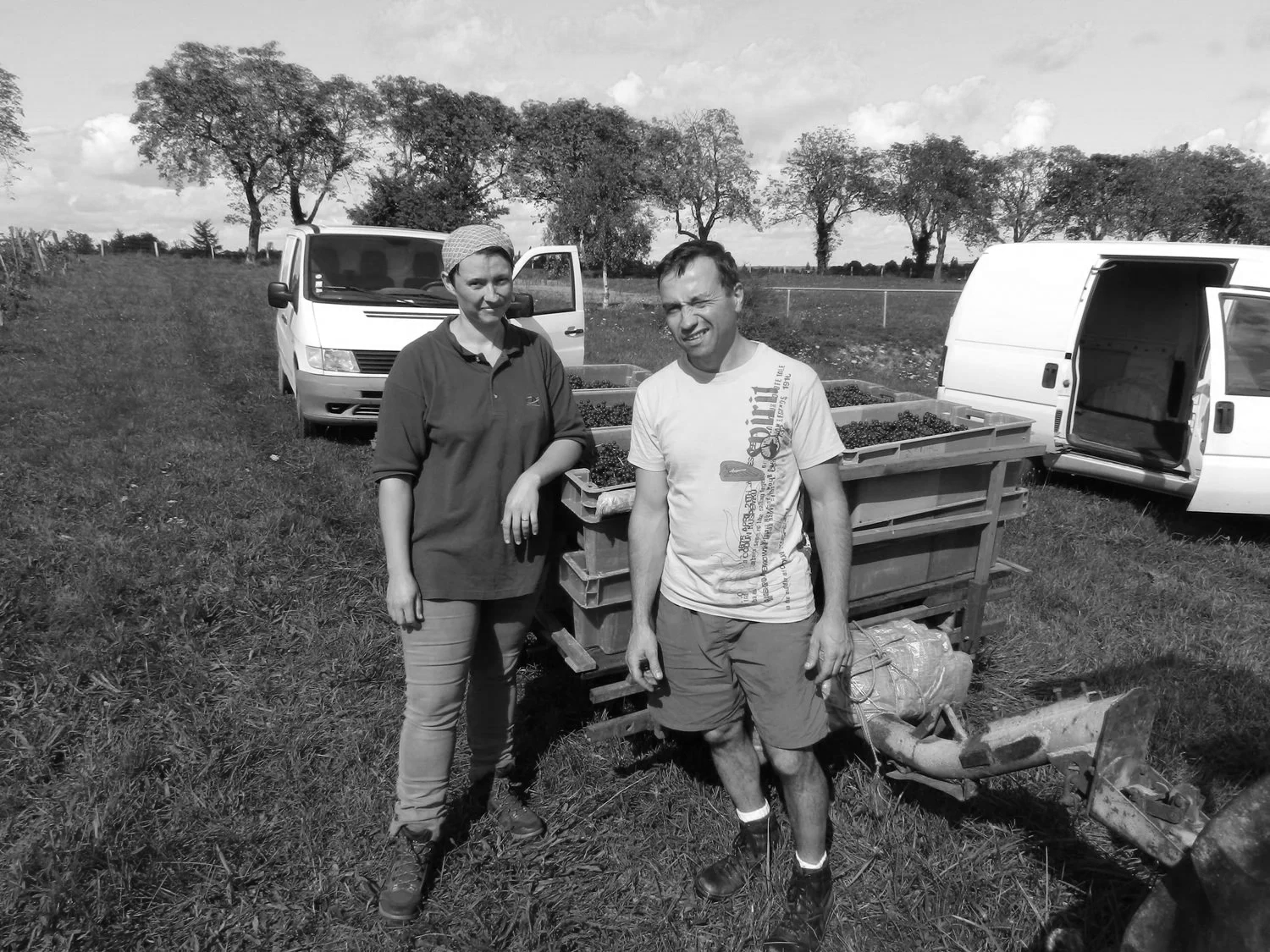 Karine and Cyril Alonso, winemakers