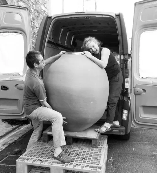 Nathalie Guillevic and Etienne Granier, winemakers