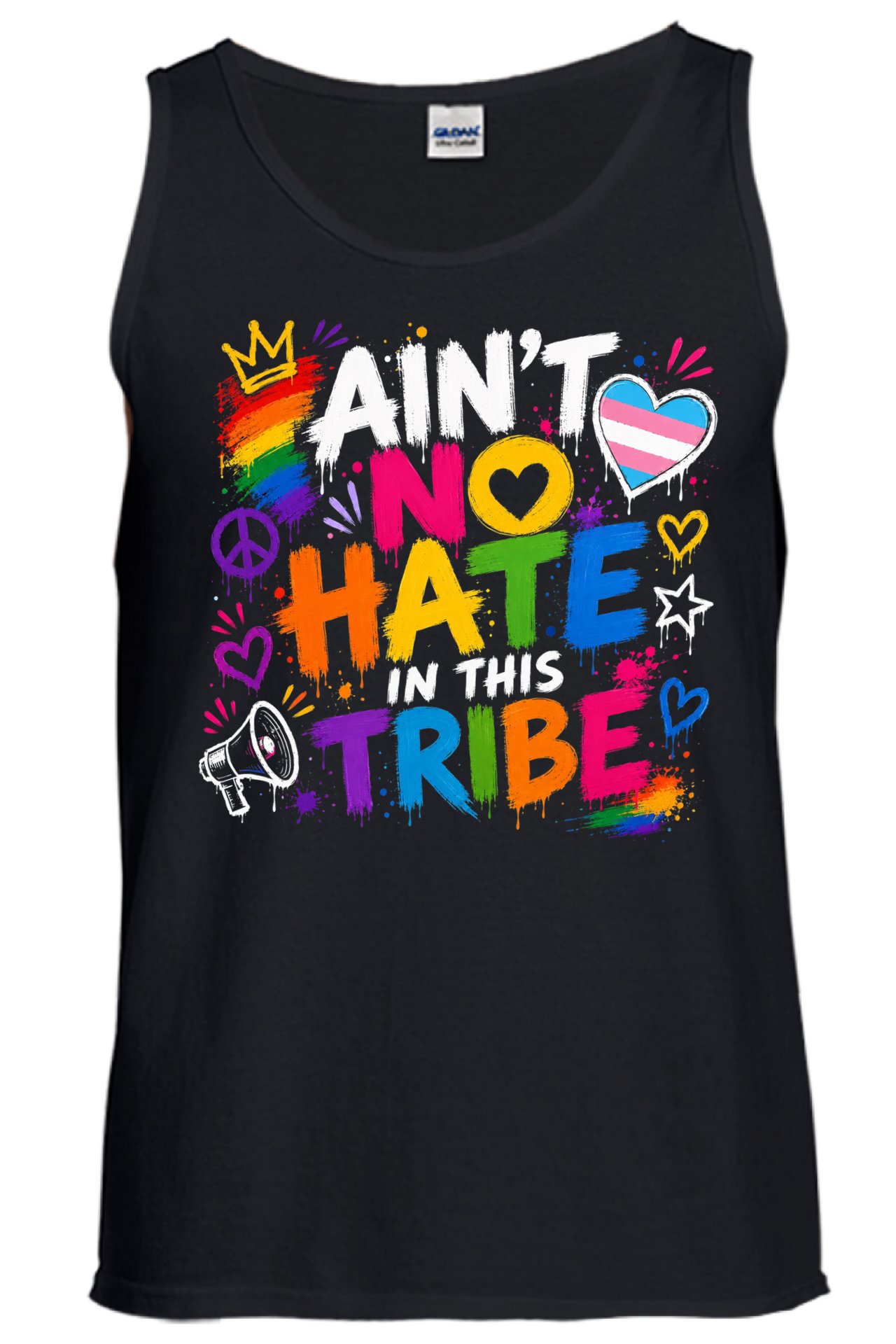 "NO HATE" Tank Top 🏳️‍⚧️ 🏳️‍🌈