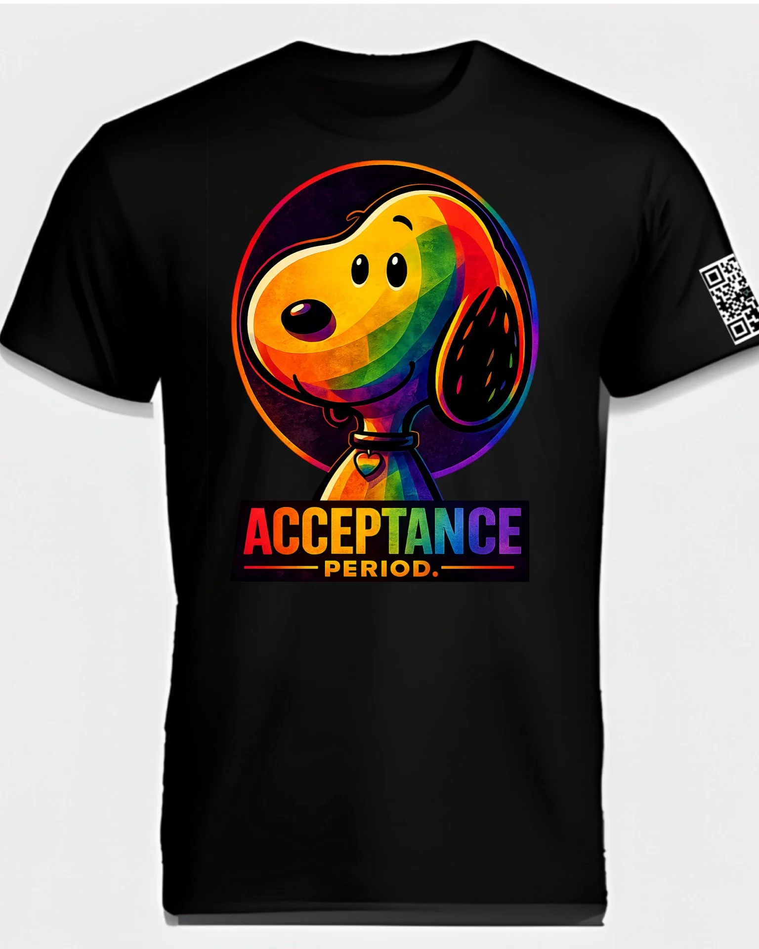 “ACCEPTANCE - PERIOD” T-shirt🏳️‍🌈