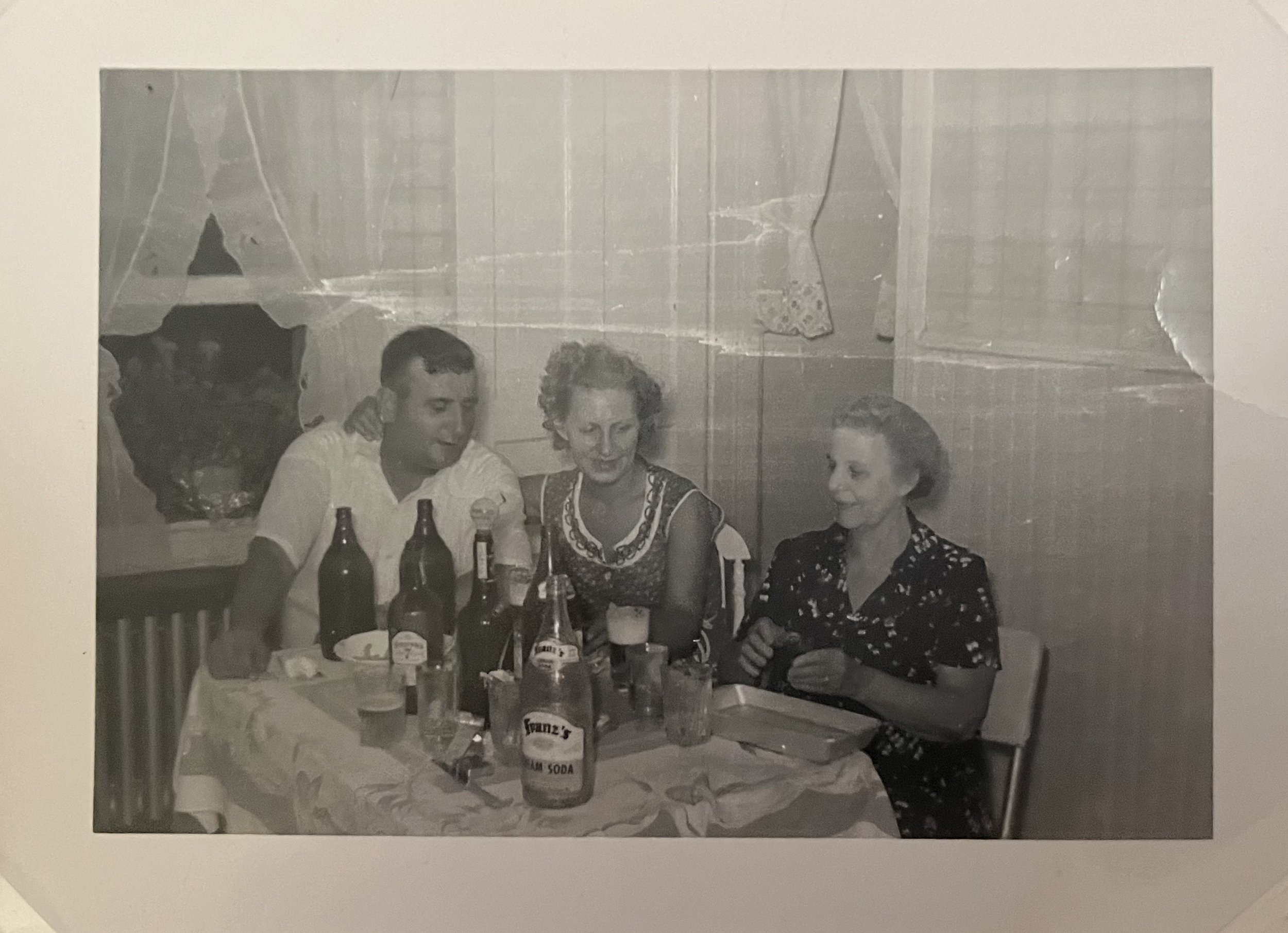 Kermit and Ann Peiffer and Ann's mother Anna Ivanauskas in Philadelphia