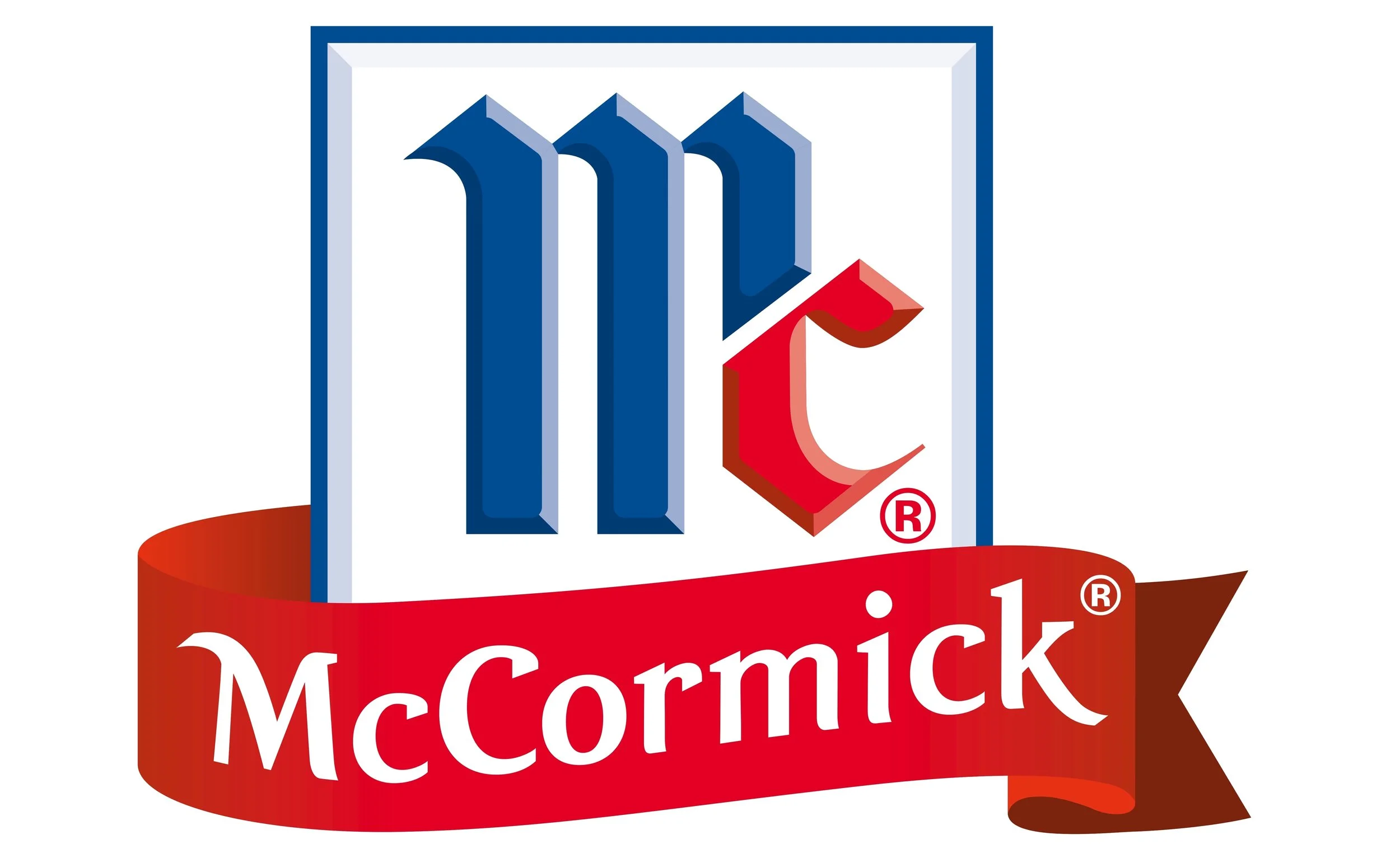 McCormick logo with red ribbon banner
