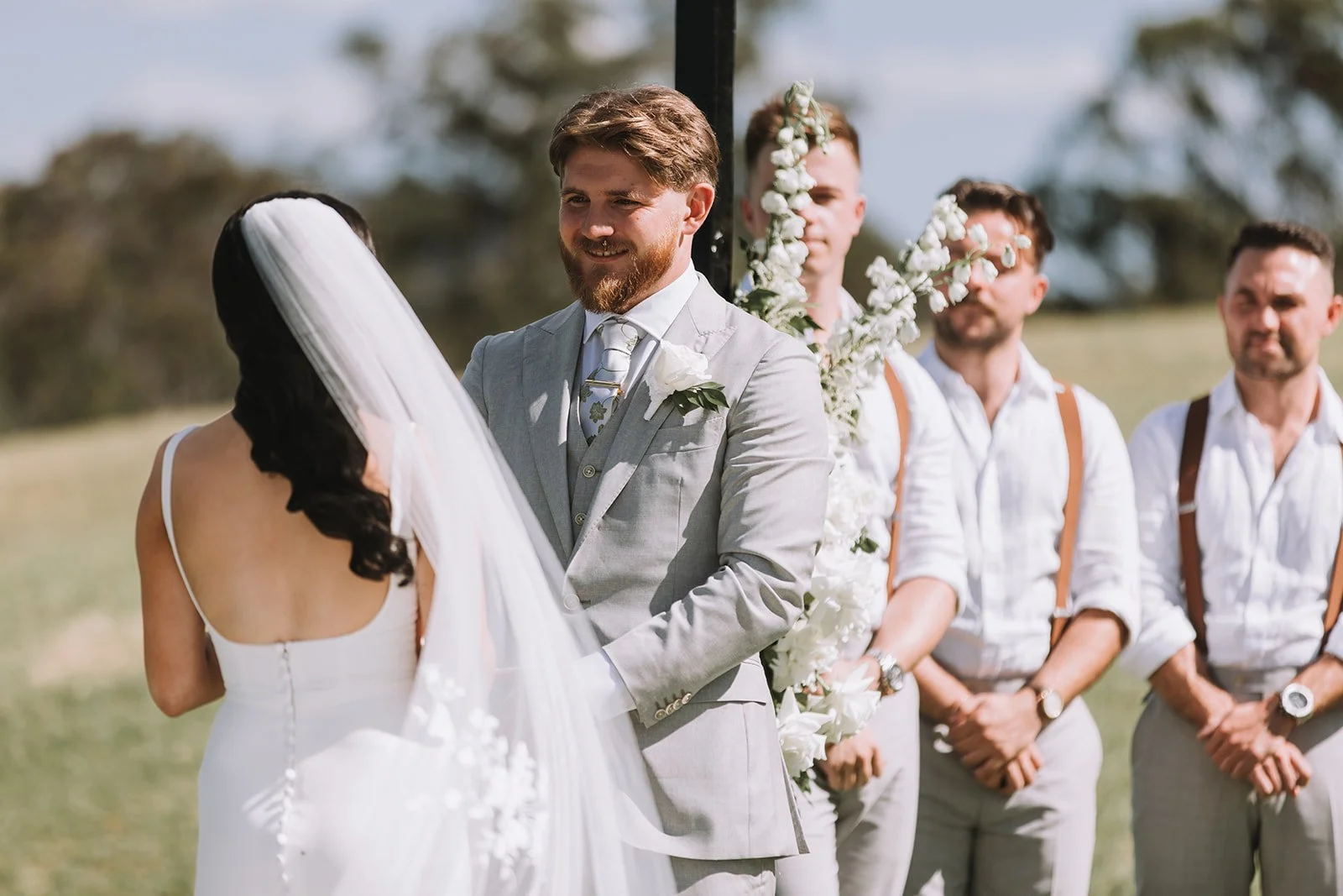 Hannah & Kipp wedding ceremony photo 449 – captured by Nicole Butler, Hunter Valley wedding photographer NSW