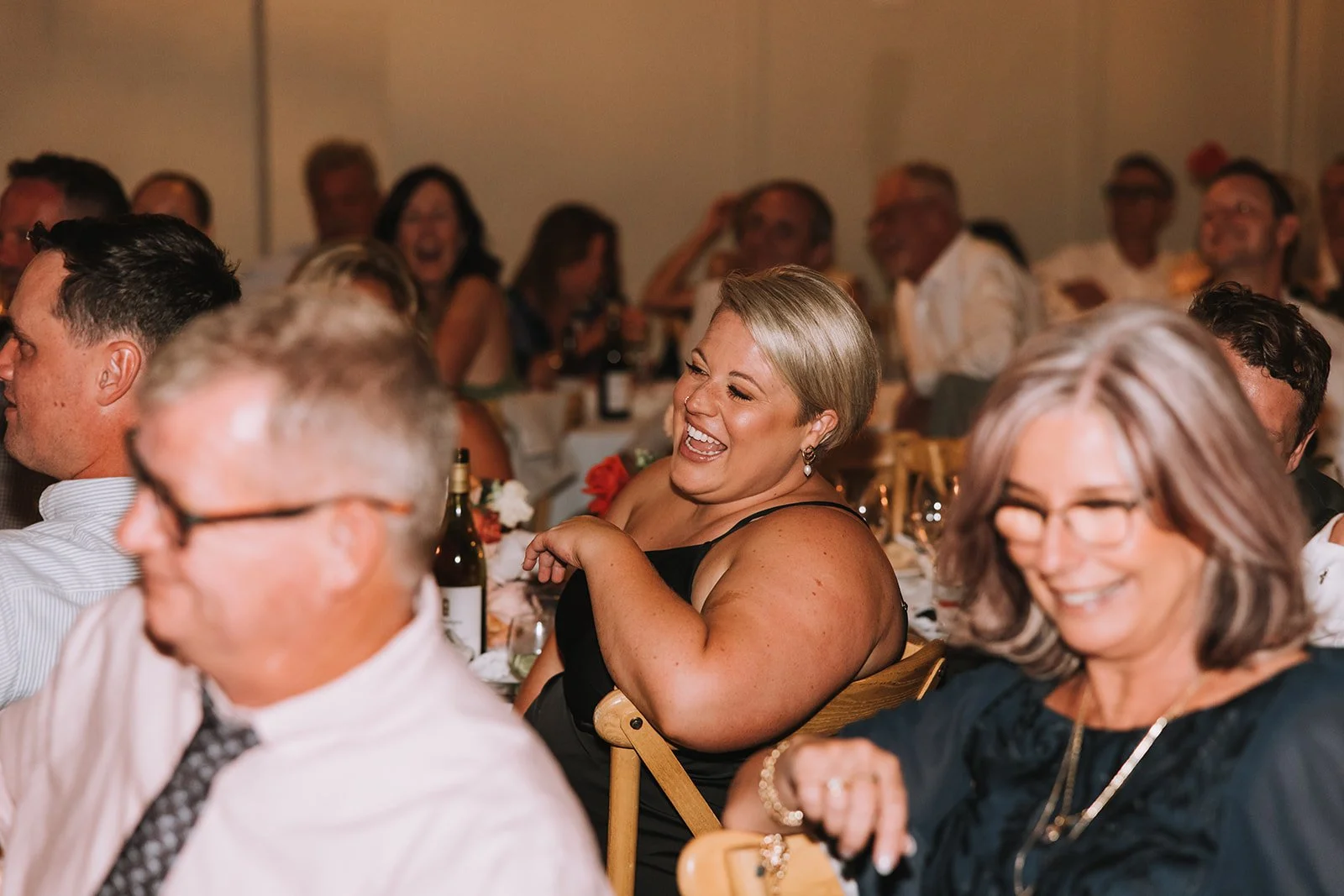Reception setup with elegant table styling Hunter Valley Wedding Photographer NSW - Image 344
