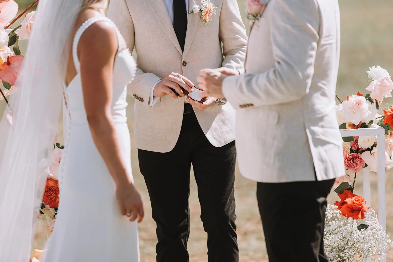 Bride and groom exchanging vows in Hunter Valley – Nicole Butler Photography. Hunter Valley Wedding Photographer NSW - Image 66