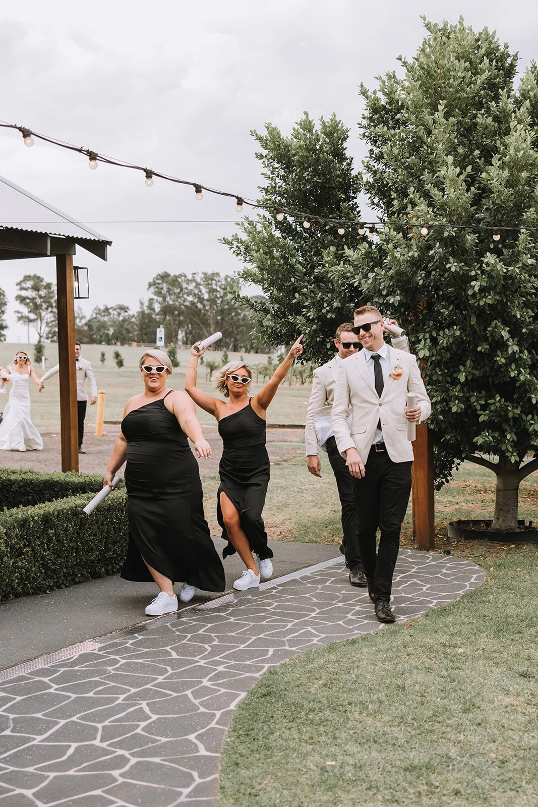 Wedding guests mingling at reception Hunter Valley Wedding Photographer NSW - Image 15
