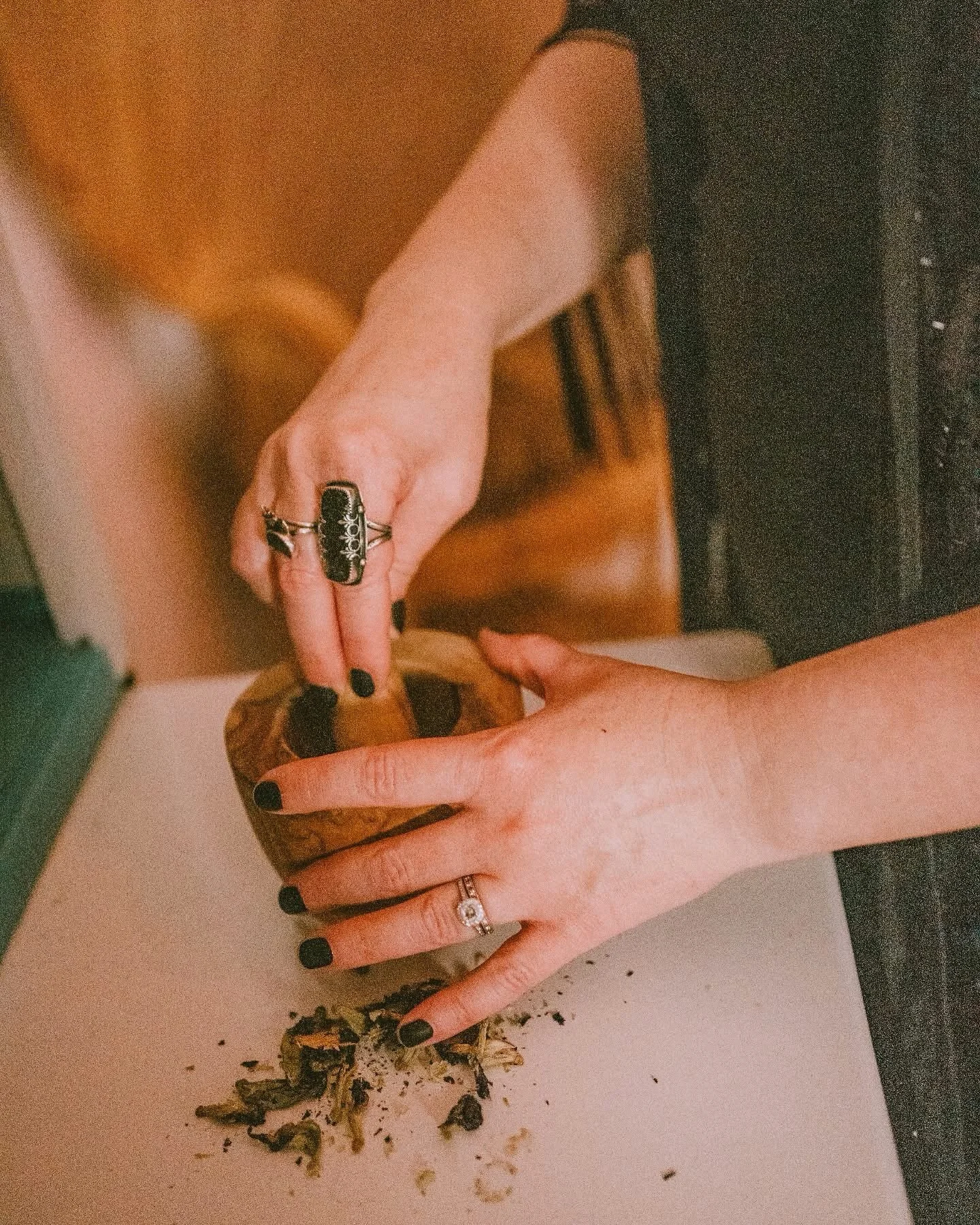 Did you know I make most of the oils, all the body scrubs and Astro-herbal foot soaks in-house? I was inspired by utilizing my studies in planetary magic and create them on Venus Day during Venus hour. (You read that correctly, each planet has an hou