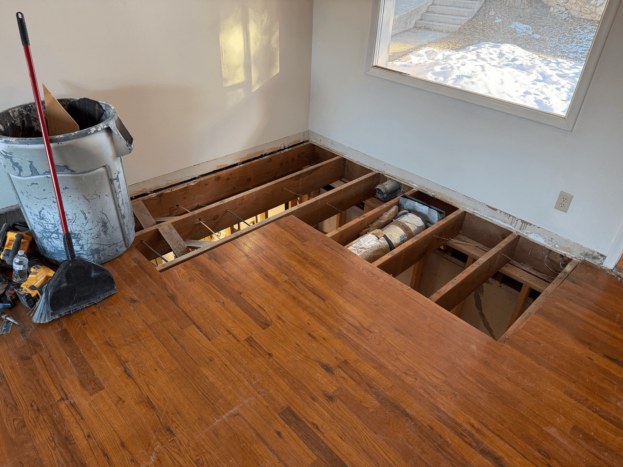 Flooring installation project in Logan, Utah by ONYX Bros