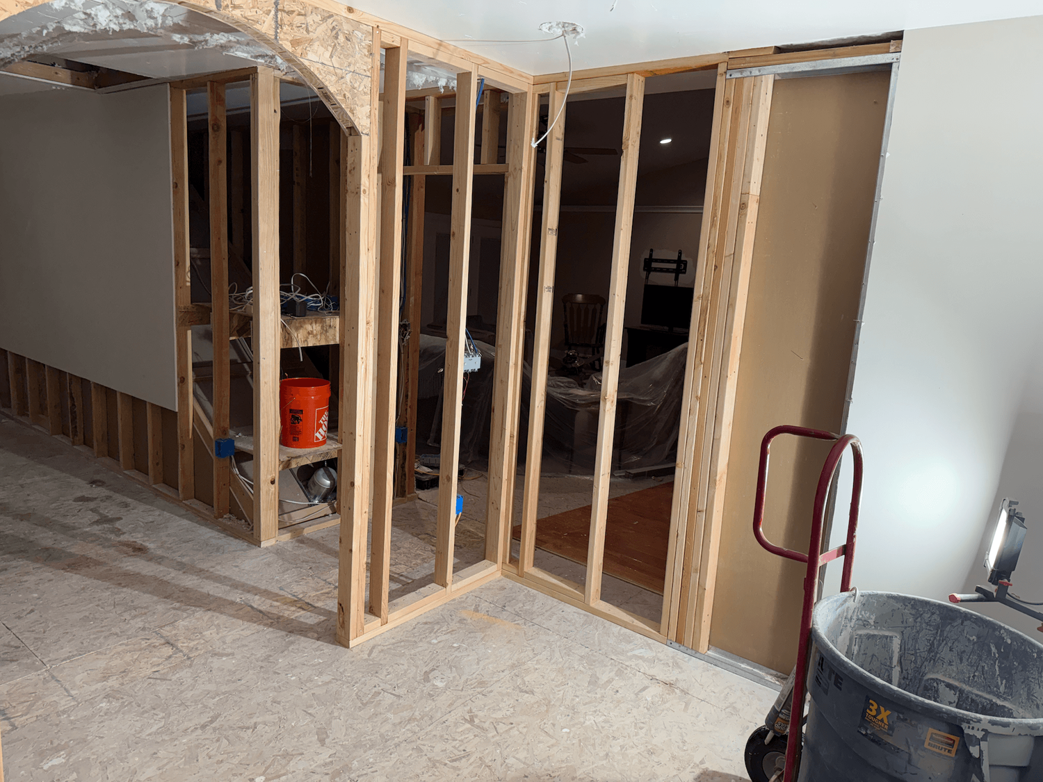 Framing project in Cache Valley, Utah by ONYX Bros