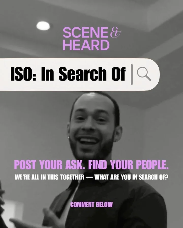 Whether it&rsquo;s a dog sitter for the holidays, a scene partner for those upcoming auditions, or a temp job to help with those last-minute gifts, someone in our community&rsquo;s got you.

Talk to us in the comments &mdash; what are you in search o
