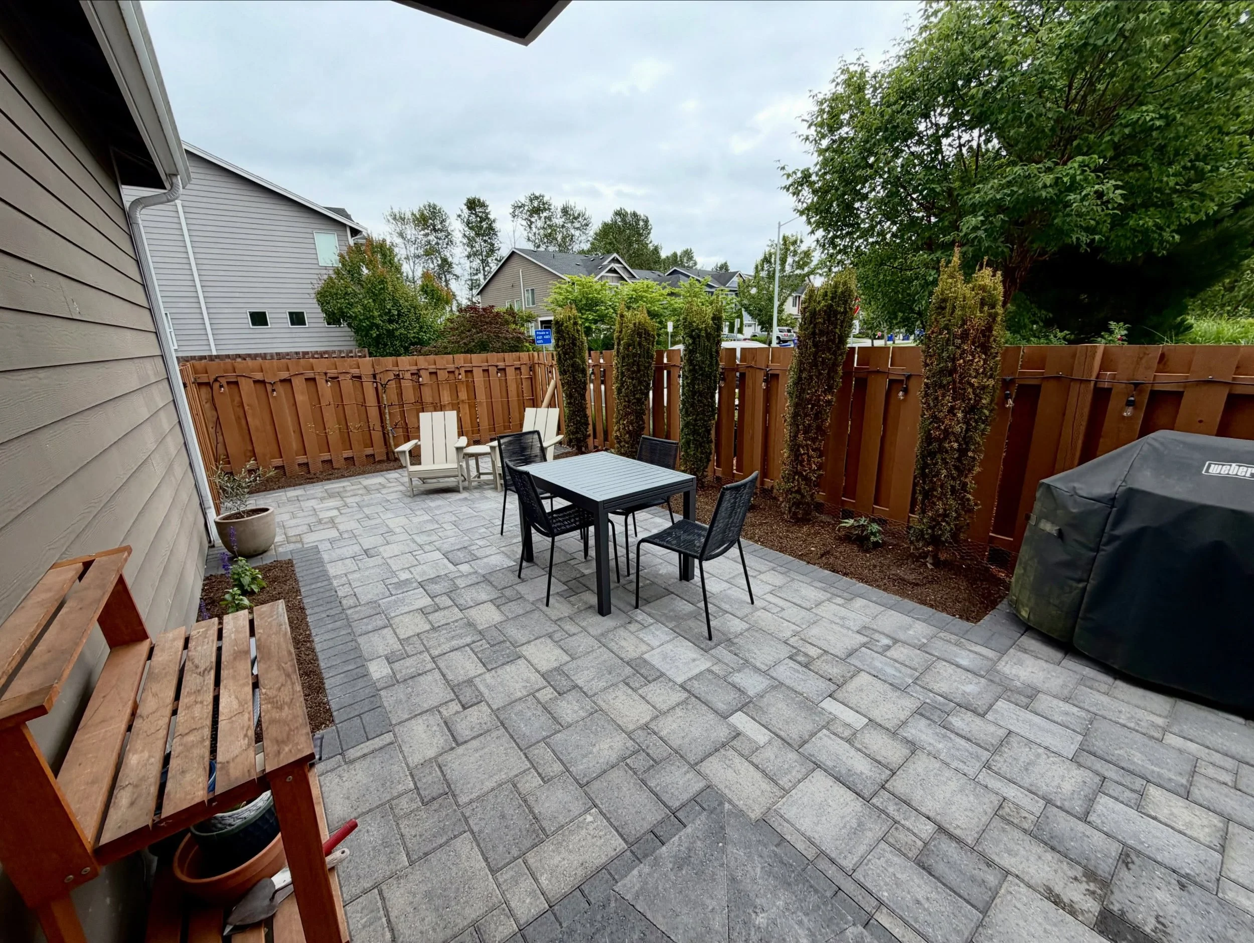 Fun project we wrapped up earlier this year for some great clients. Despite the limited space in their side yard, we were able to give them everything they wanted&mdash;and then some!