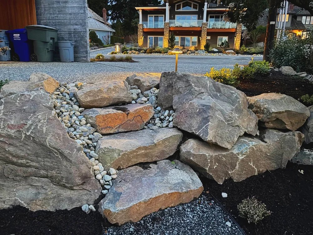 Rockeries by Pacific Pine Landscape