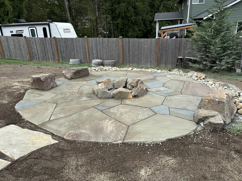 Stone Patios & Walkways by Pacific Pine Landscape