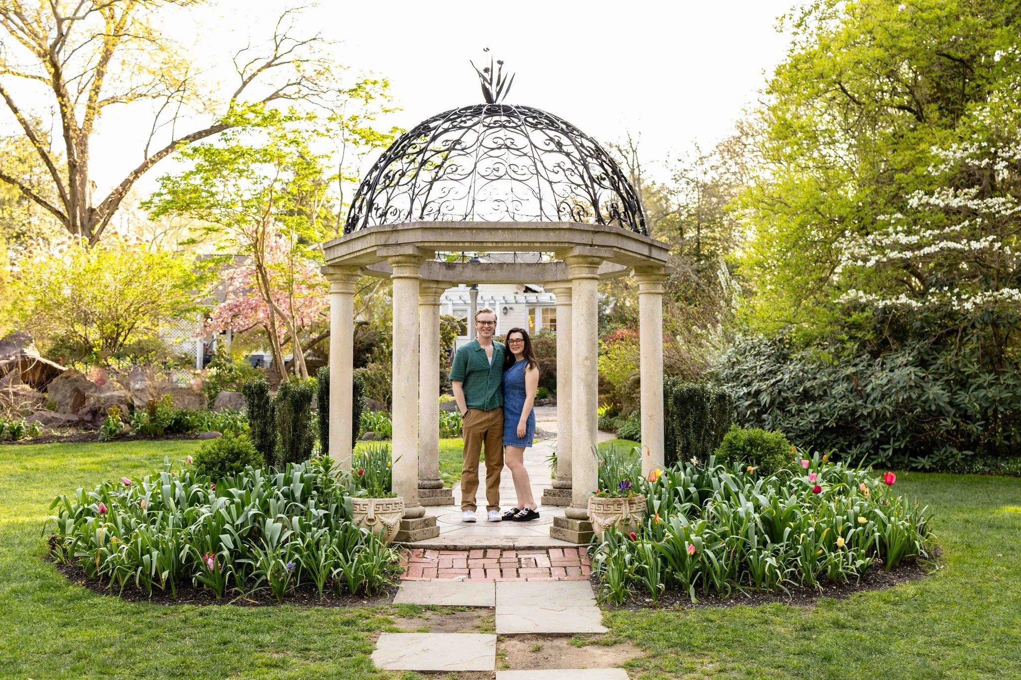 Everywhere we turned, this location had another beautiful, unique spot. This gazebo adds so much elegance to the photos, and was the perfect place to start our couple's session!
.
.
.
#njcouplesphotographer #njengagementphotographer #centraljerseyeng