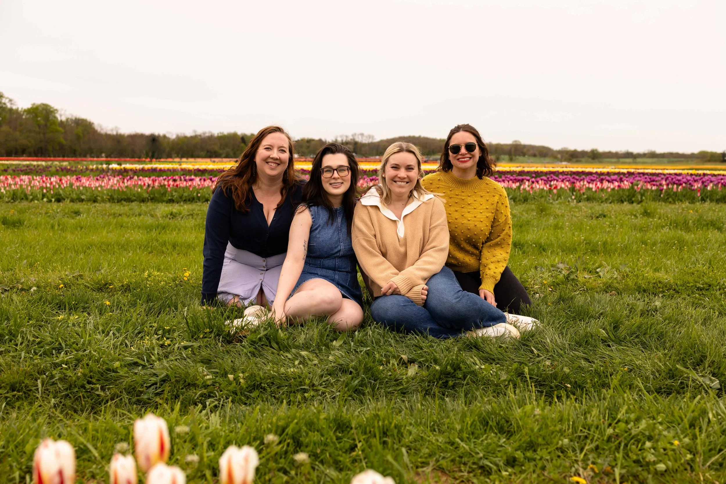 A Best Friends Session Amongst the Tulips