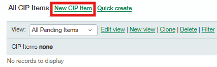 Cip File Format 23. Creating a CIP Item — Sage Intacct Technical Solutions