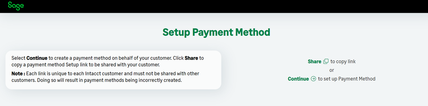 Setting Up a Payment Method from Sage Intacct — Sage Intacct Technical ...