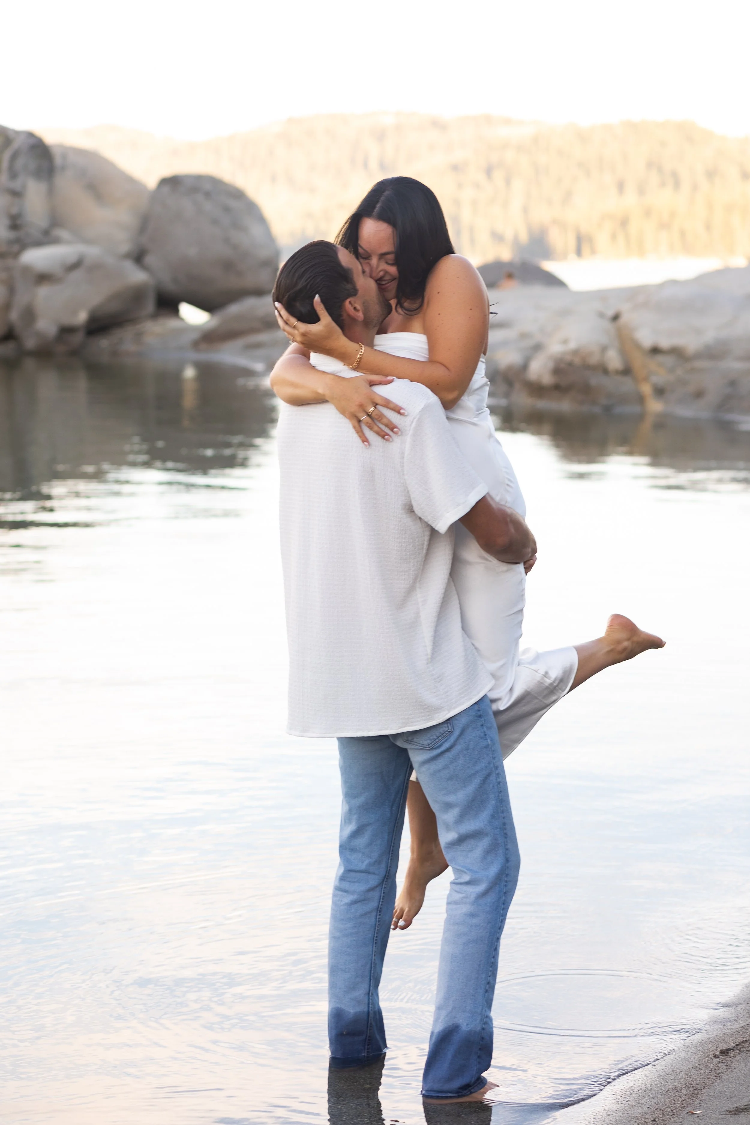 Blair + Justin Bucks Lake Engagement