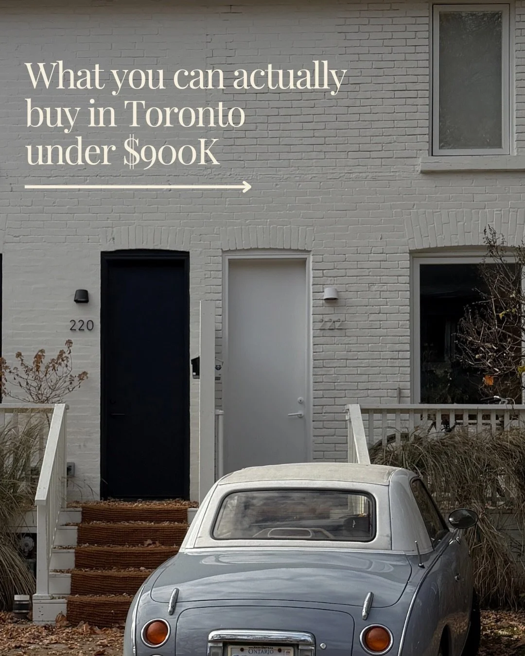 Homes currently for sale in Toronto under $900K.
Swipe for details.