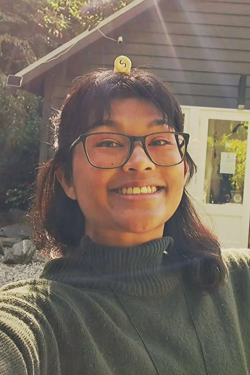 Jade Hardy outside of Fiona Garlicks Gallery in Arrowtown