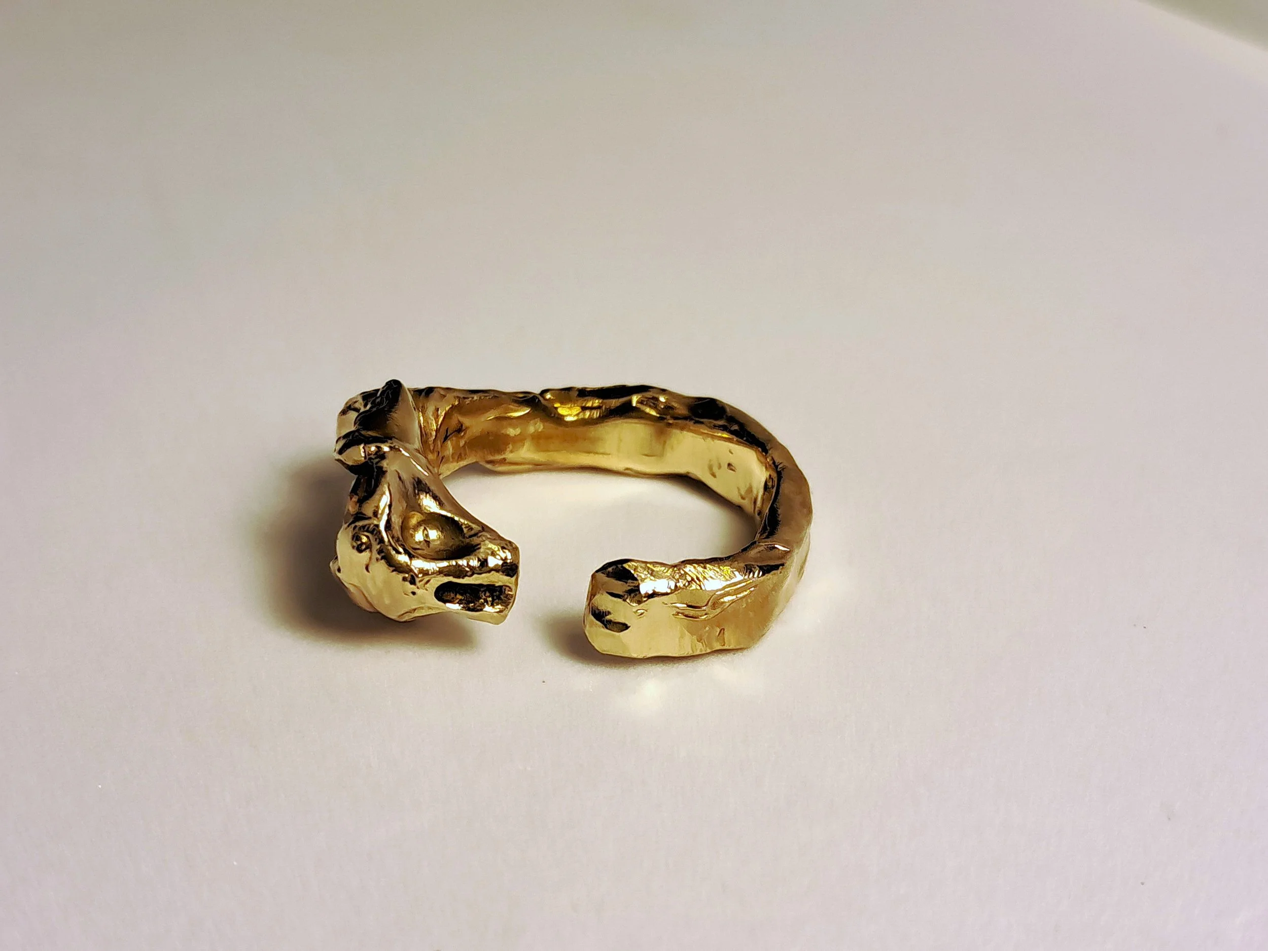 Gold Oyster Ring