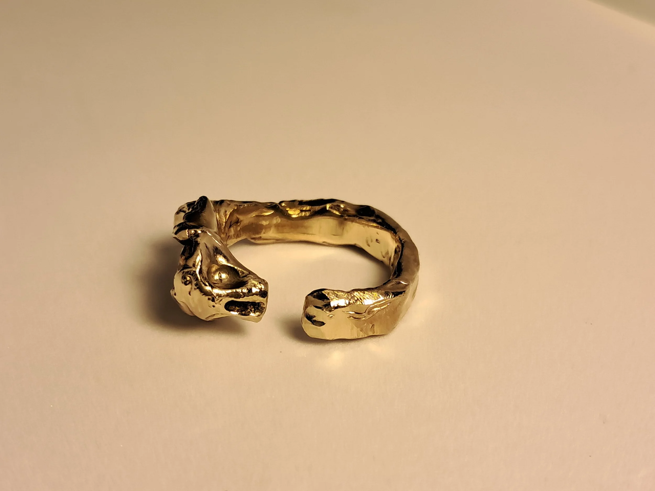 Golden Drip Treasure Ring