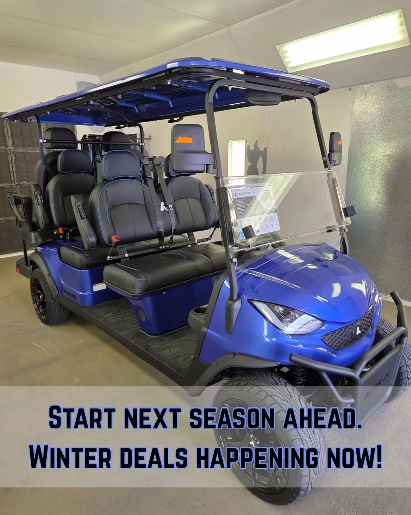 Get a head start. Shop NOW. 

#jenterprisegolfcarts #charlescityia #shoplocal