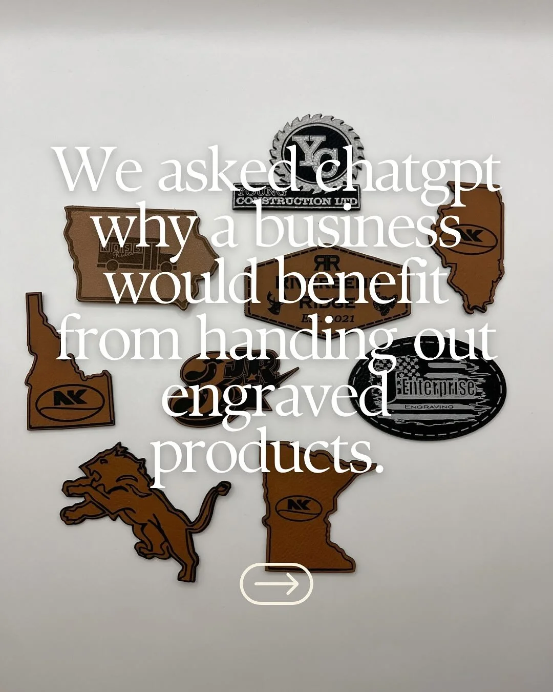 Will your business benefit from engraved products? 

Are you ready to start your cost-effective marketing? We can get you set up! 

Text 641-228-0339 for any product inquiries 

#jenterpriseengraving #laserengraving #shoplocal