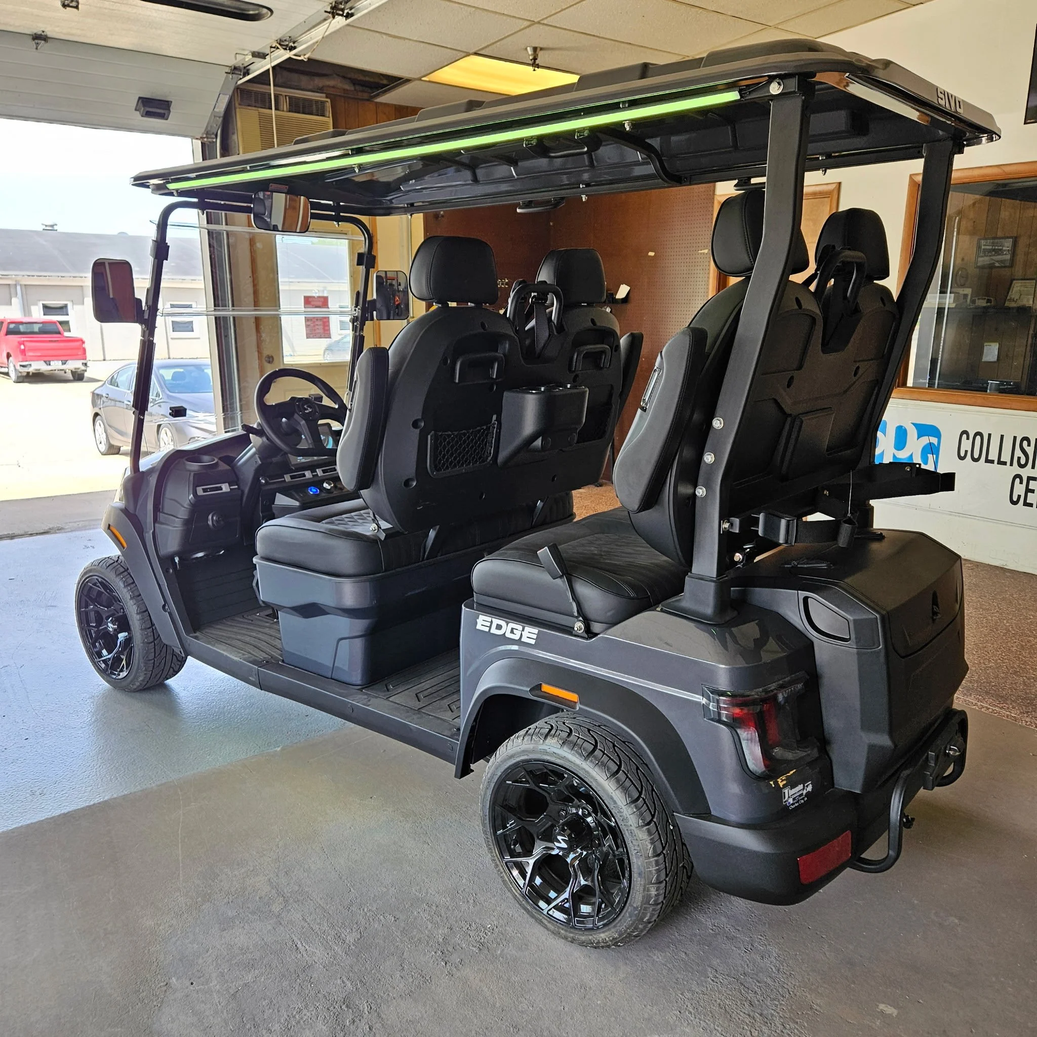 Lifted Golf Cart Wheel
