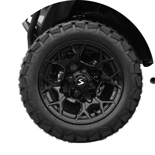 Lifted Golf Cart Wheel