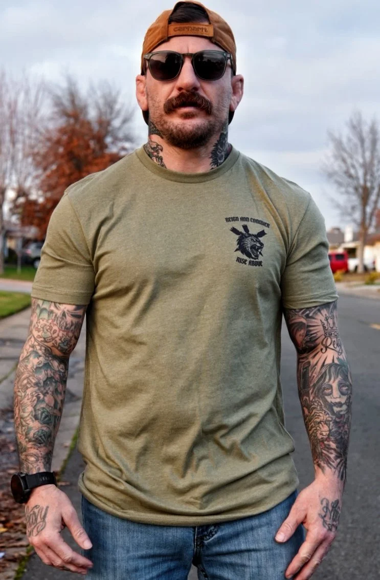 Rise Above Green Tee