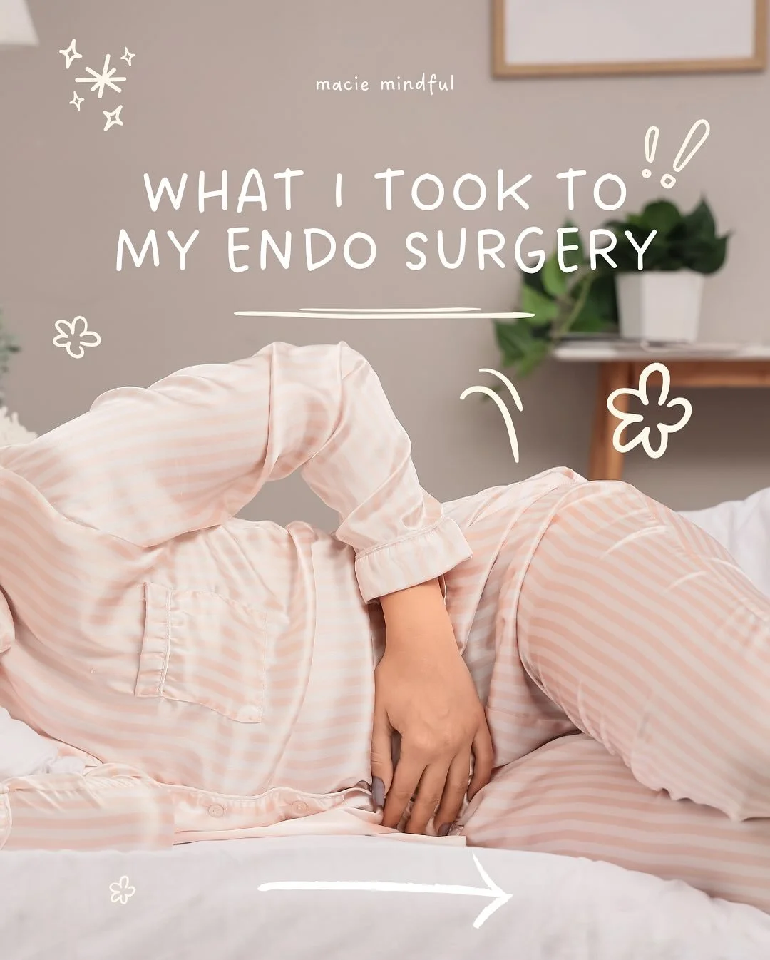 i thought I would share a few of my favourite things I took with me to the hospital for my endometriosis laparoscopic surgery. these things made me feel more cozy and at home which makes all the difference. i also brought with me my toiletries with a