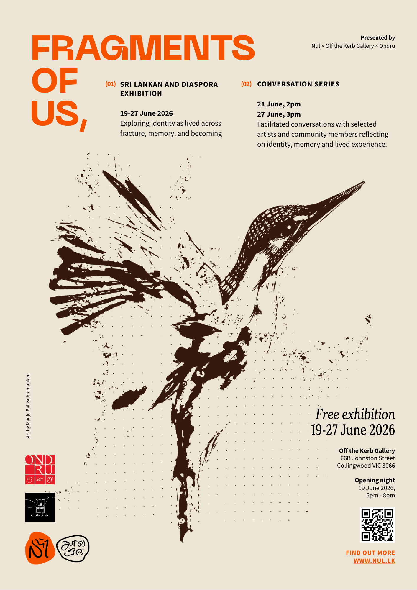 Fragments of Us: A Sri Lankan Identity Exhibition Opening Night