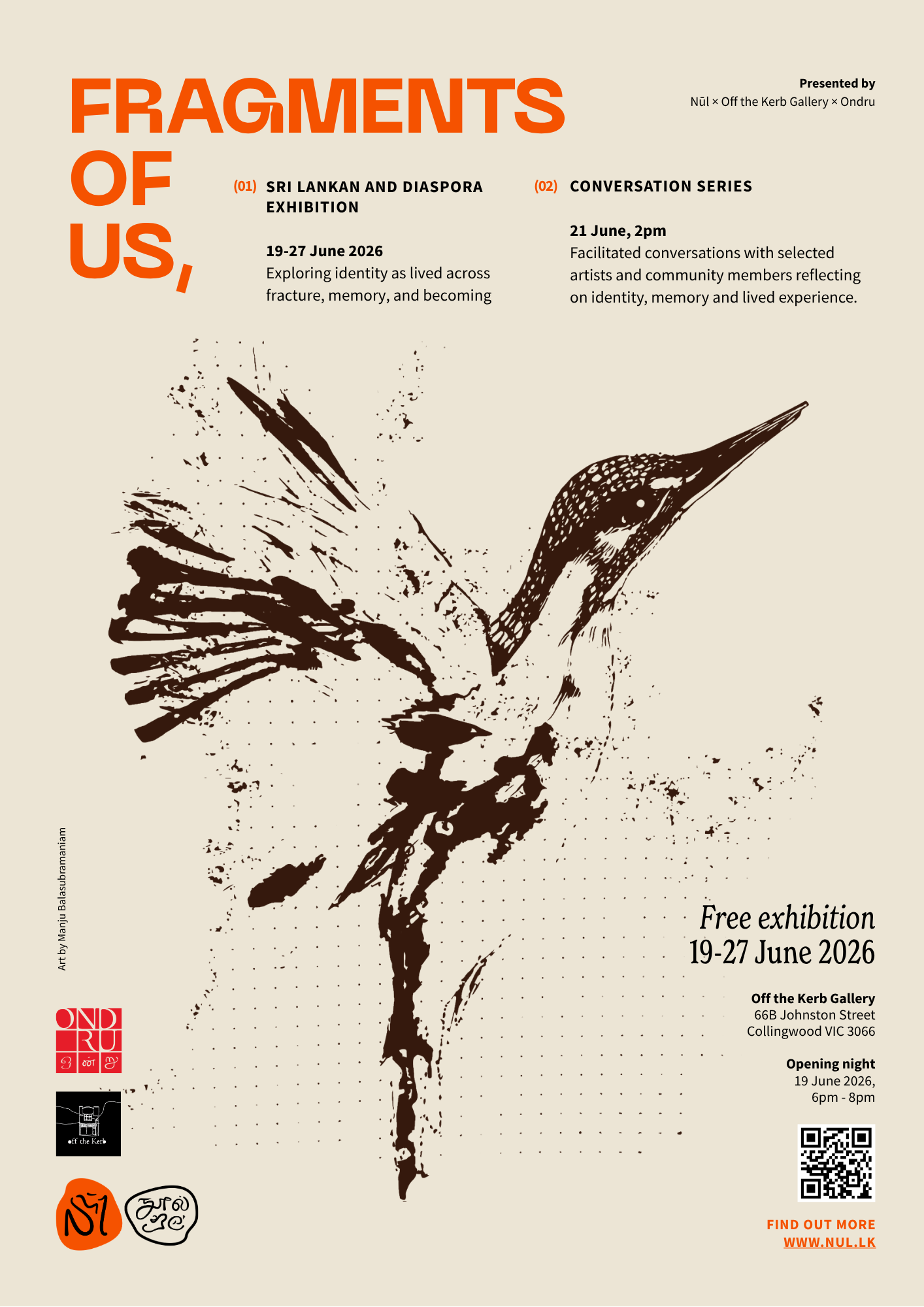 Fragments of Us: A Sri Lankan Identity Exhibition Opening Night