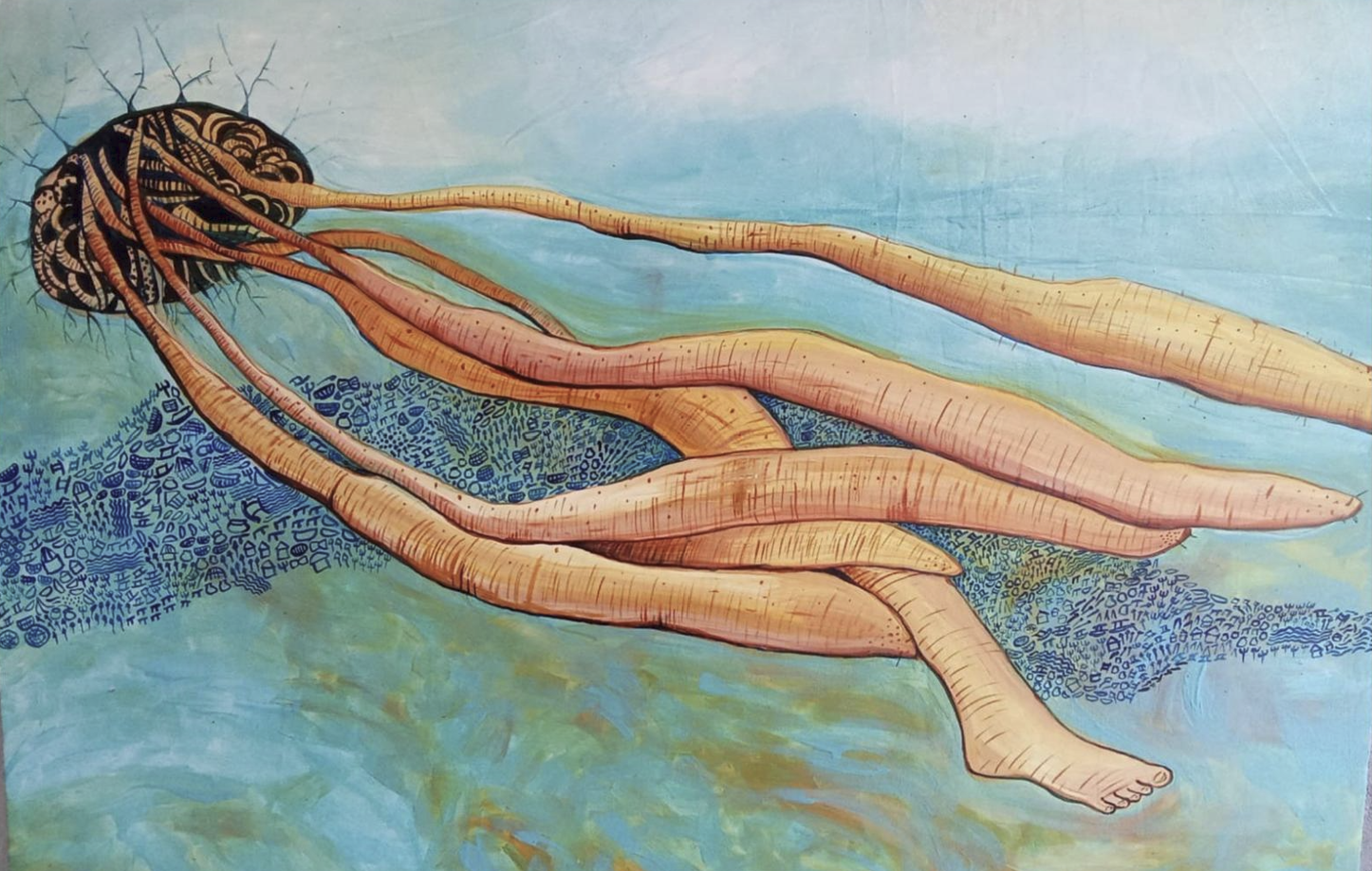 Artist Vigneswaran Thangeswaran - Pirandai Cissus quadrangularis.png