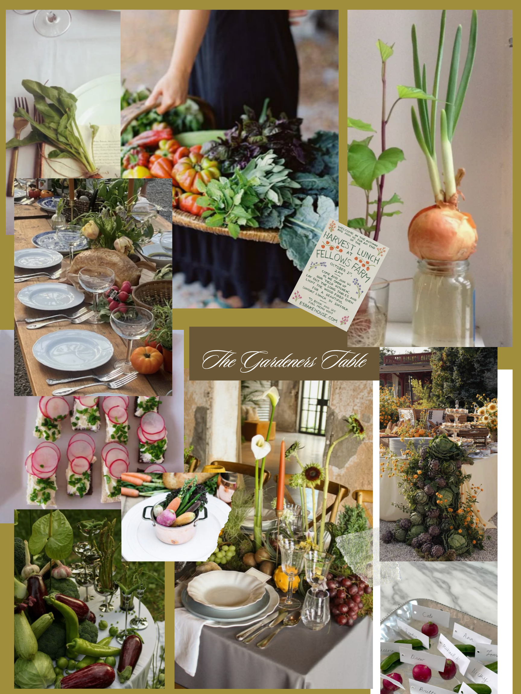 Main Course- The Gardener’s Table