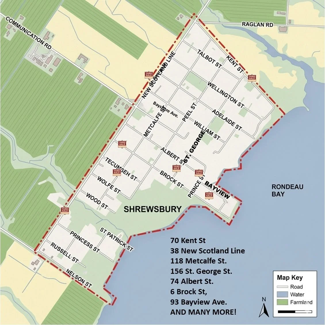 July 4, 2026: Shrewsbury community yard sale

Start your day at the Children's Festival in downtown Blenheim and then hop on down to Shrewsbury just a short drive down the road for the community yard sale. 

https://www.blenheimbia.ca/blenheim-childr