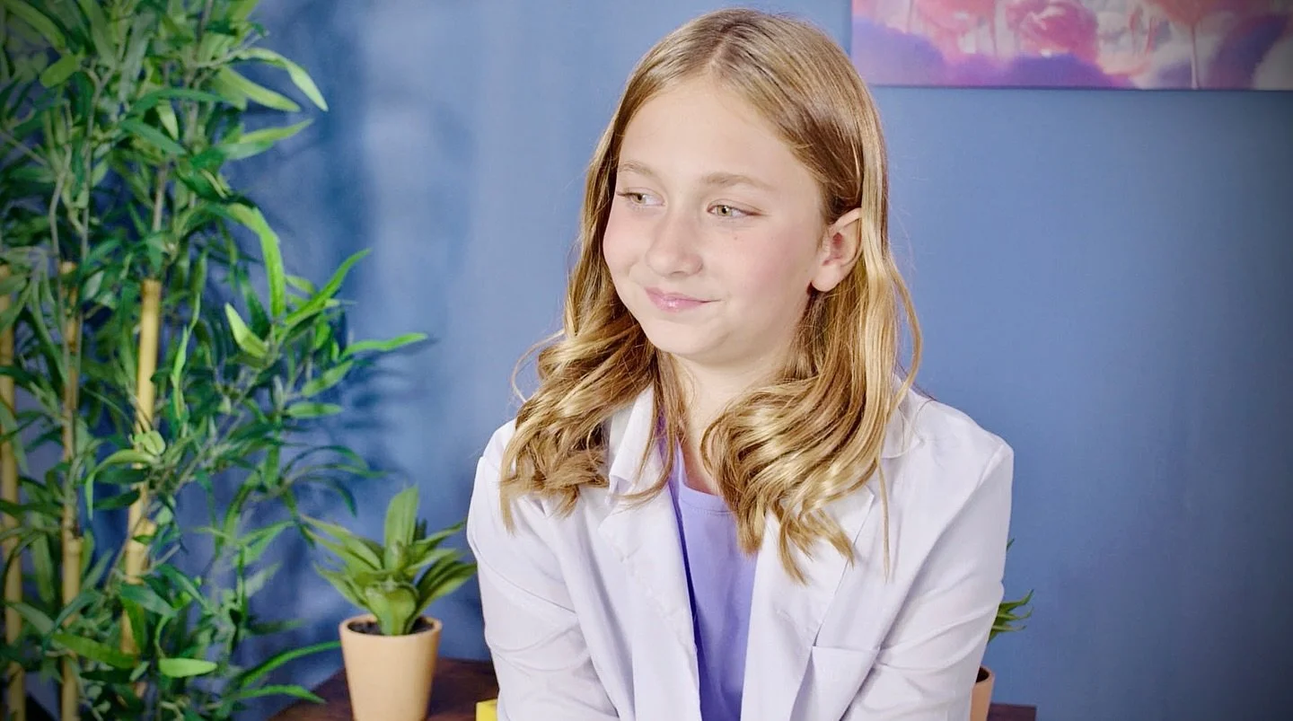 These are some screenshots from our wacky  Curiosity Corner segment that is full of fun facts, silly jokes and of course, curiosity!! From Scene 3 of our &ldquo;Jacob&rsquo;s Place&rdquo; Episode 1 shoot. The amazing featured actors are JD, Emma and 