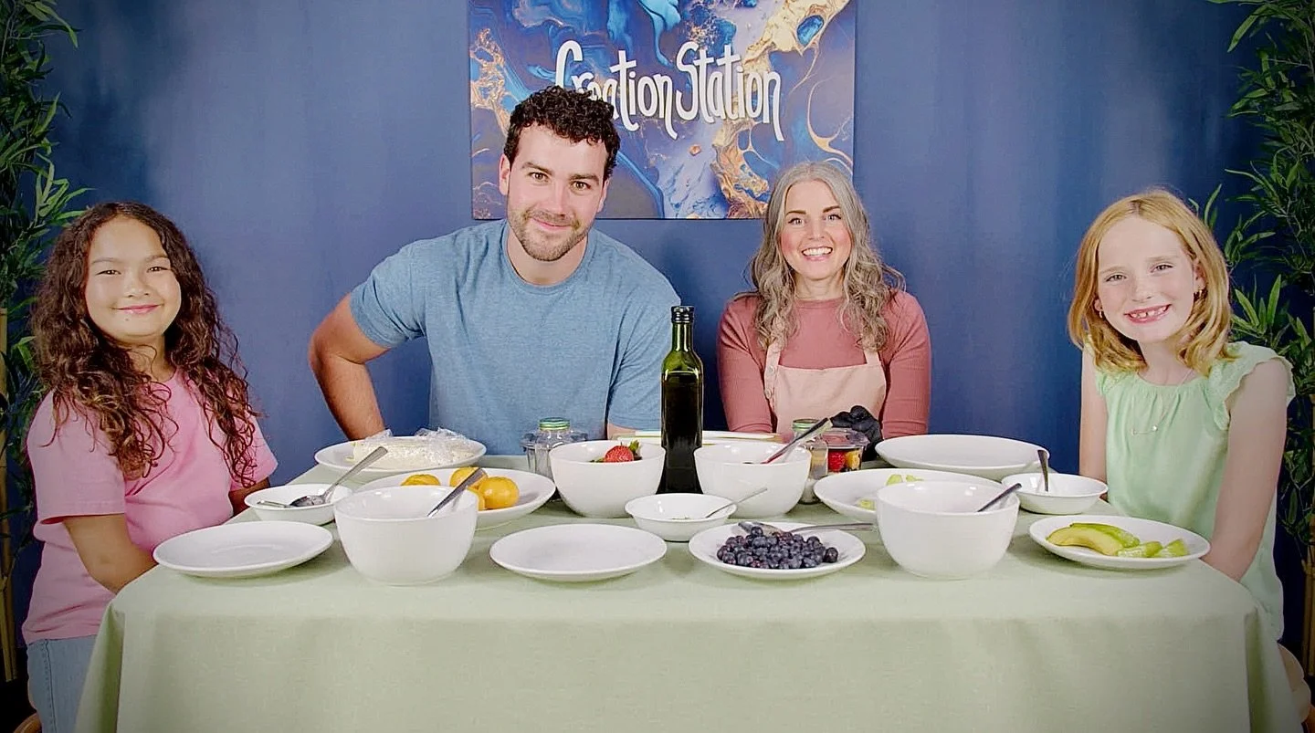 These are some screenshots from our Creation Station segment featuring an easy and healthy meal that will give your kids energy throughout the day and help them focus while in school or outside playing! From Scene 4 of our &ldquo;Jacob&rsquo;s Place&